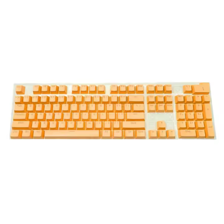 Teclado mecánico Universal 104 Uds 61/ 87 colorido 980k teclas en blanco teclas mecánicas teclado tecla retroiluminada - 1