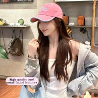 Gorra con letras bordadas, gorra de béisbol con punto ondulado y protección solar de Hip Hop, gorra de algodón de estilo coreano con visera para exteriores - details 4