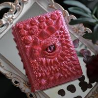 Cuaderno A5 con cubierta en relieve, escala de estrella de ojo de dragón, cuaderno en relieve, estilo mitología, textura de escala Vintage, cuaderno para niños - details 9