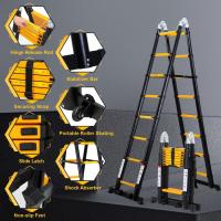 Escalera Telescópica de Aluminio de 5m Portátil, Desmontable, Antideslizante, Extensible, Multiusos, Carga de 150kg Mejoras del Hogar y Herramientas - details 75