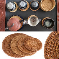 Manteles Individuales aislantes para cocina, tapetes acolchados para mesa, almohadilla para cuenco, posavasos de ratán - details 4