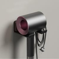 Soporte para secador de pelo de madera sin perforación, estante de almacenamiento para secador de pelo autoadhesivo impermeable, estante de baño de montaje en pared a prueba de herrumbre - details 5