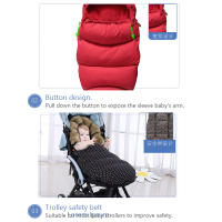 Saco de dormir cálido para recién nacido, sobre en cochecito, saco de dormir para bebé, calcetines de lana de invierno, saco de dormir para bebés recién nacidos - details 19