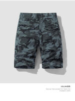 Pantalones Cortos de Verano de Algodón Puro para Hombres Color Sólido, Ajuste Suelto, Moda de Trabajo Versátil - details 6