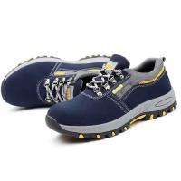 Botas de Trabajo de Cuero con Punta de Acero para Hombres Zapatillas de Protección Indestructibles contra Agujeros Duraderas para Trabajo - details 4