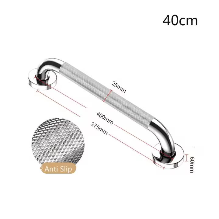 Barra de agarre antideslizante para baño, accesorio útil para puerta, toallero, Riel de agarre, 30/40/50cm - 1