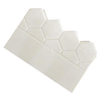 Moldes de ladrillo reutilizables para cama de flores de valla, molde decorativo de ladrillo DIY para accesorios de paisaje de jardín - details 4