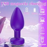 Vibrador Anal inalámbrico con Control remoto, tapón Anal, masajeador de próstata, masturbador vaginal femenino para adultos, Juguetes sexuales, mujeres, hombres, Gay - details 4