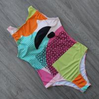 Traje de Baño de Una Pieza Impreso 2024 Talla Grande Push Up Estilo Vintage de Flor - details 8