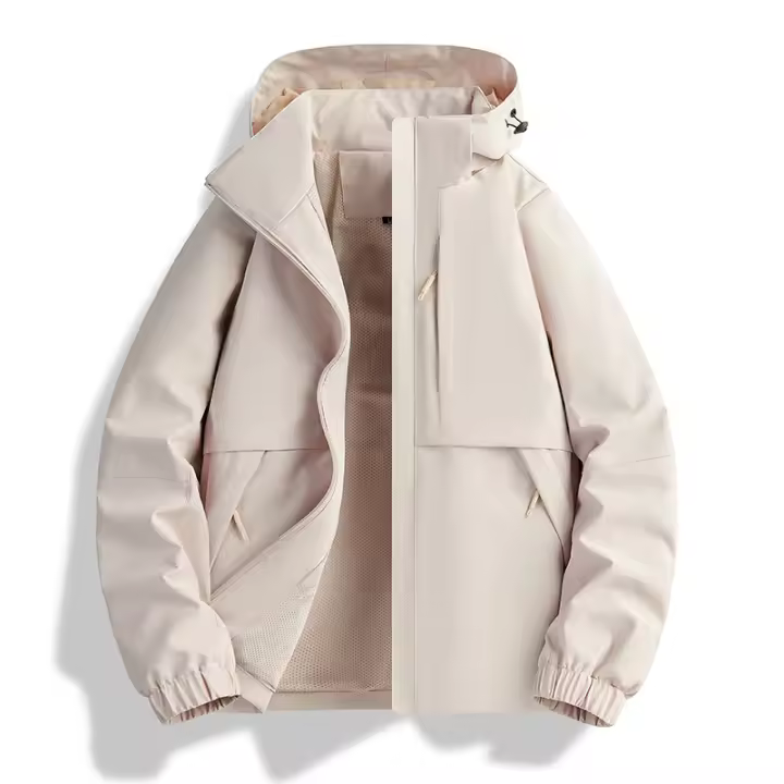 Chaqueta informal de una sola capa para hombre y mujer, impermeable, transpirable, a la moda, fina, para primavera y - 1