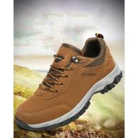 Nuevos Zapatos Originales De Senderismo De Cuero De Gamuza Para Exteriores Para Hombre, Zapatos De Viaje Para Senderismo, Zapatos De Caza, Zapatos Para Correr En El Rastro, Talla Grande 49 - details 3