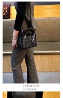 Bolso de Princesa Diana acolchado con diseño de personalidad de la marca Hong Kong2025Nuevo bolso de lujo de lentejuelas, bolso cruzado versátil - details 6