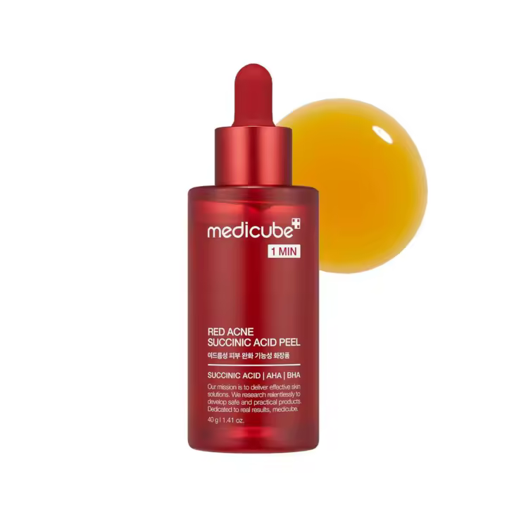 Medicube Exfoliante con ácido al 21 % (AHA+BHA+ácido succínico), suero retexturizante lavable, ideal para pieles con baches y propensas a las apariciones de manchas, coreano - 1