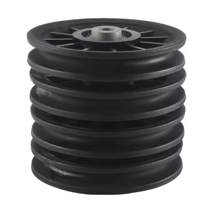 Cable de rueda de polea de rodamiento resistente al desgaste, pieza de equipo de Fitness para gimnasio, Universal, 4 piezas, 105mm de diámetro - 1