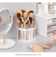 Soporte de Cepillos de Maquillaje Multifuncional Grande Capacidad Ligero y Fácil de Instalar Secado al Aire - details 2