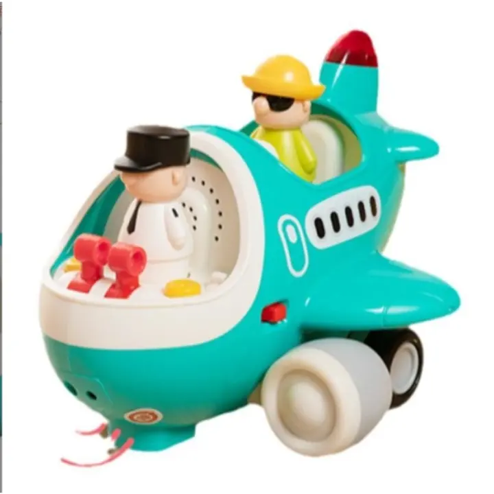 Juguetes de avión de Control remoto para bebés, Avión de juguete para niños pequeños 2-3, helicóptero RC de música infantil con sonido ligero - 1