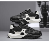 Zapatos de papá ligeros y versátiles de ocio de moda para hombres de talla grande al aire libre con cómoda superficie de cuero para deportes y correr - details 12