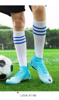 Zapatos de fútbol de césped resistentes al desgaste antideslizantes transpirables de caña alta para hombres y mujeres - details 33