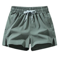 Nuevos pantalones cortos de seda de hielo para hombre, pantalones cortos informales de secado rápido transpirables sencillos de verano para exteriores, pantalones cortos deportivos finos ligeros y sólidos para hombre - details 3