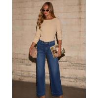 Jeans para Mujer Cintura Alta Pierna Recta Estilo Haraku Elegante - details 5
