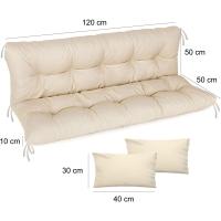 Impermeable, 120x50x50 cm, para Muebles de palé, Exteriores, Tumbona, cojín de Banco con - details 1