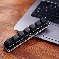 7 Keys Black Custom  Keypad Numpad nical OSU Programming ro Keyboard For  Gaming - details 4