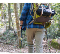 Palos de Senderismo Nórdicos Nuevos 195g/pc Alpenstock Telescópico Ultraligero Premium Carbono Ajustables con Bloqueo Rápido - details 7
