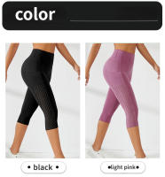 Pantalones cortos de yoga de cintura alta para mujer con bolsillos que levantan los glúteos - details 2