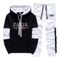 Chándal Deportivo para Hombres Ouwu Sudadera con Capucha de Manga Larga - details 2