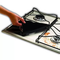 Stove Burner Covers Gas Stove Protector Reusable Burner Covers Non-Stick Fast Clean Liners for Removing Drips Spills Or Grease - details 4