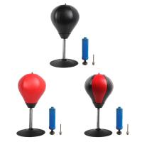 Bola de boxeo de escritorio de PU para aliviar el estrés, bolsa de boxeo de entrenamiento de velocidad de lucha, Muay Tai MMA - details 12
