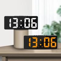 Reloj electrónico Digital LED con retroiluminación, despertador de gran número, calendario de temperatura, mesita de noche - details 0
