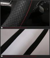 Cubierta de Volante de Coche de Cuero PU Transpirable Antideslizante Adecuada para Todas las Estaciones Adecuada para Volantes de 38cm/15-inch - details 13