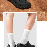 Zapatos con agujeros de verano para playa, zapatillas unisex con parte inferior gruesa para exteriores, sandalias cómodas para interiores y exteriores a la moda - details 2
