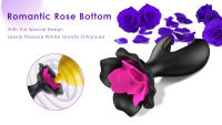 Masturbador Anal inalámbrico con Control remoto para parejas y mujeres, Juguetes sexuales estimulantes, doble vibración, Rosa Negra - details 9