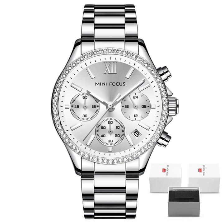 Reloj de Cuarzo MINI FOCUS para Mujer - Elegante, Luminoso y con Calendario