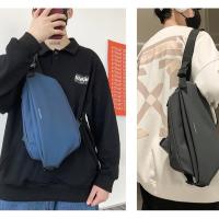 Bolso cruzado multifuncional Simple para hombre, bolso de hombro impermeable de gran capacidad, monedero, riñonera, Unisex - details 4