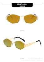 Gafas de sol hexagonales de moda para mujer 2025, diseño de marca de lujo, gafas de sol poligonales únicas, gafas de sol vintage con montura pequeña para hombre - details 21