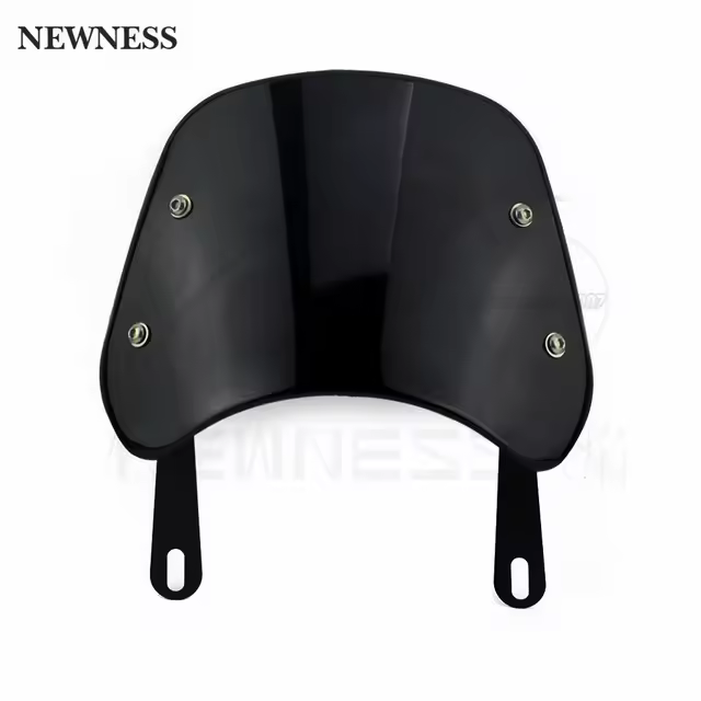 Protectores traseros Retro motocicleta 5 "-7" faro parabrisas Deflector de viento parabrisas Universal para Harley Honda Yamaha Instrume - 1