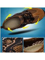 Zapatos de senderismo de malla para hombre, zapatillas deportivas transpirables de secado rápido, de goma resistente al desgaste, para deportes acuáticos, suaves y con buen agarre. - details 2