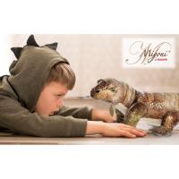 An image of Miyoni stuffed animals by Aurora plush, with a miyoni komodo dragon plush