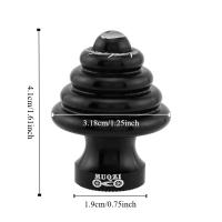Tuerca de buje de bicicleta de liberación rápida, colorida, M5, aleación de aluminio, tornillo de eje trasero, antioxidante, accesorios de bicicleta de alta resistencia, MTB - details 0