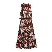 - Camisas de verano para mujer, estampadas ss, cinturón con cuello en V, elegantes sin mangas sses, ropa 2025 - details 1