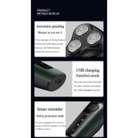 Afeitadora Eléctrica Resistente al Agua Máquina de Afeitar Rotativa con Batería Recargable para Hombres Uso en Húmedo y Seco - details 12