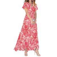 Vestido floral de gasa de las mujeres 2025 nuevo vestido largo primavera y verano impresión falda de gama alta ropa de mujer - details 22