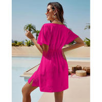 Vestido de Verano para Mujer 2025 Cuello en V, Ligero y Transpirable con Protección Solar - details 8