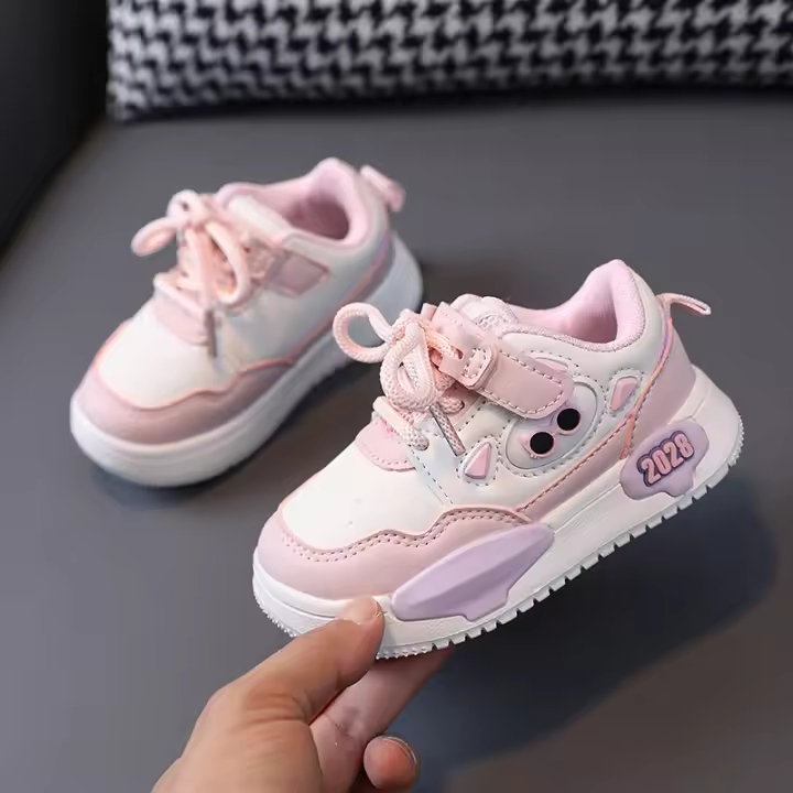 Zapatos casuales para niñas de 1 a 6 años, 3 niños, zapatos de suela blanda para niños pequeños. - 1
