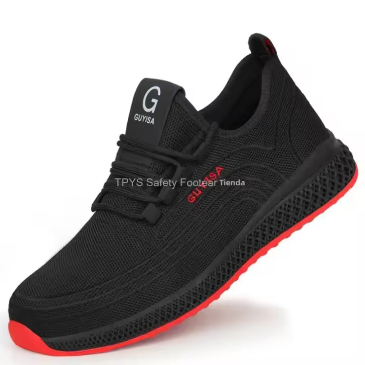 Zapatos De Seguridad Con Punta De Acero Antideslizantes Para Hombres Y Mujeres Zapatillas De Trabajo Transpirables Indestructibles Para Adultos - 1