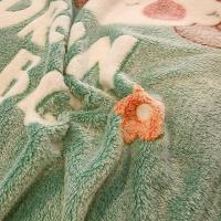 Funda nórdica de lana gruesa para niñas, cubierta de edredón de franela cálida, color verde, invierno, 150, 1 unidad - details 1