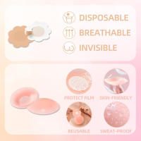 Pezoneras Adhesivas Invisibles y Reutilizables Sujetadores Adhesivos Push Up para Mujer - details 1